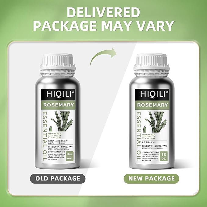 HIQILI Rosemary Oil for Hair Growth, Add to Shampoo & Conditioner, 100% Pure - Image 9