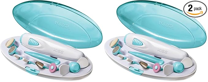 KISS Power File to Go Battery Powered Mani/Pedi Tool Professional Nail Care by KISS