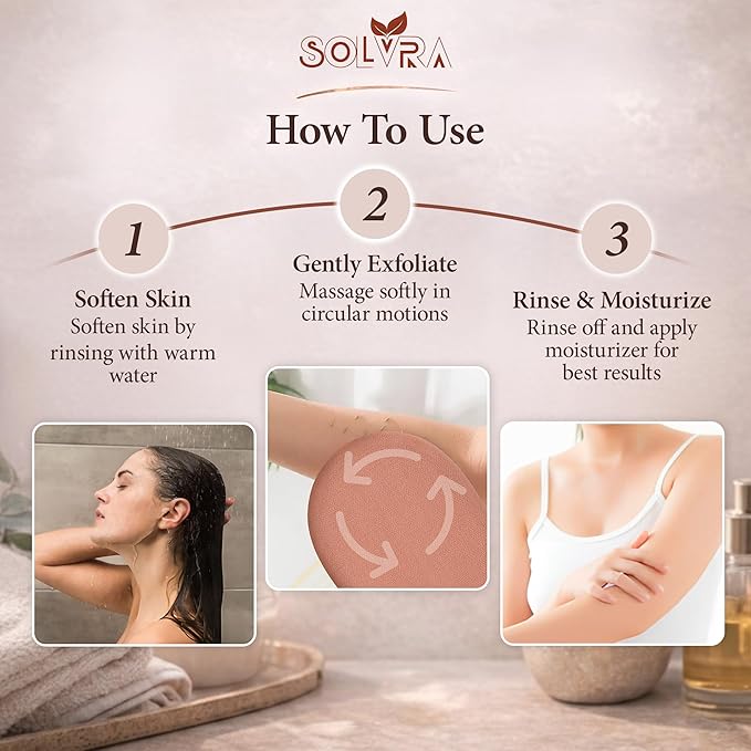 Exfoliating glove for Shower & Exfoliating body scrubber– 100% Vegan Viscose - Image 8