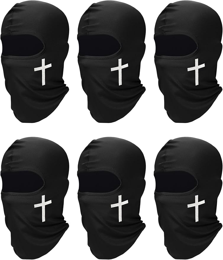 SATINIOR 6 Pcs Ski Mask Cover Balaclava Full Face Mask Summer Face Cover UV by SATINIOR
