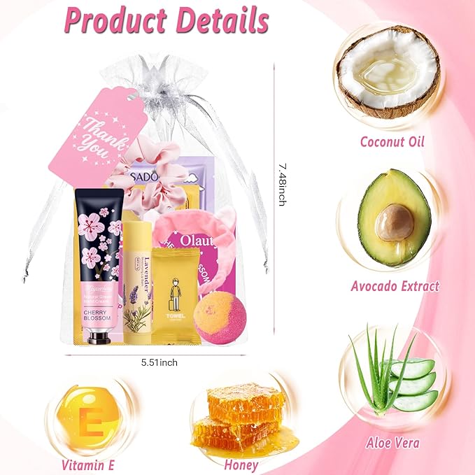 55Pcs Spa Party Supplies for Girls, Spa Party Favors Skincare Fruit Face Masks - Image 6