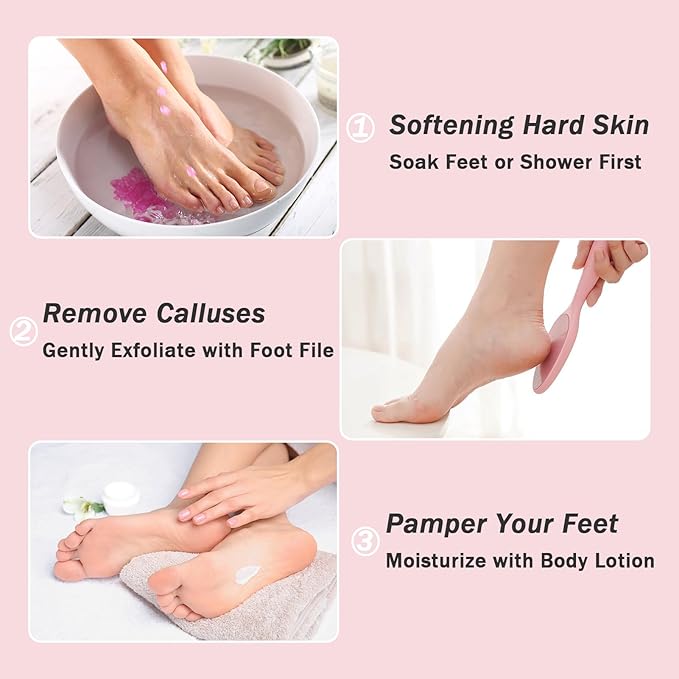 1PC Hard Skin Remover, 2-Sided Nano Glass Foot File Callus Remover - Image 7