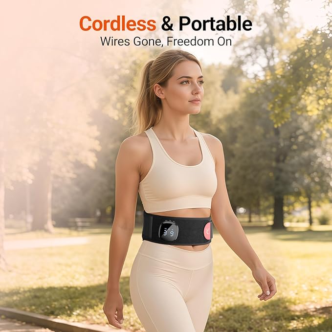 Comfytemp Cordless Red Light Therapy Massage Belt - Image 4