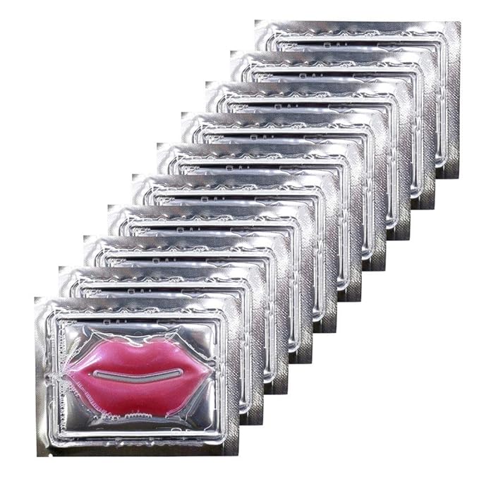 Adofect 30 Pieces Collagen Crystal Lip Masks, Collagen Lip Pads Great by Adofect