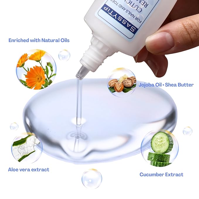 Ceramic Cuticle Pusher & Oil Pen + Cuticle Remover Gel – Gentle Nail Care Kit - Image 7