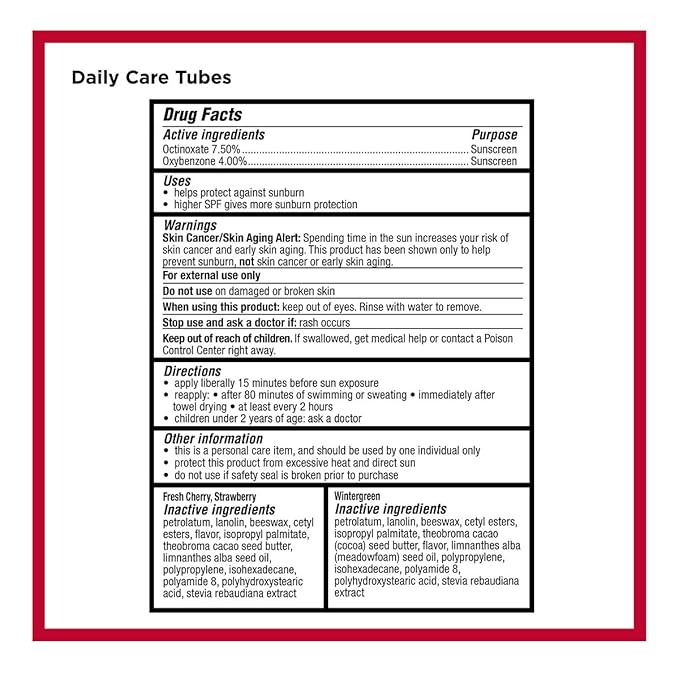 Carmex Daily Care and Daily Care Minis Moisturizing Lip Balm Pack, SPF 15 - Image 9