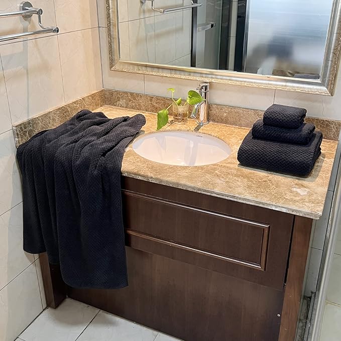 YTYC 29x59 Inch Bath Towels Set of 6 Large, Super Soft Absorbent Lint Free - Image 4