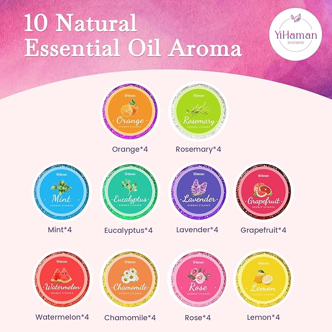 40PCS Shower Steamers Aromatherapy - Image 2