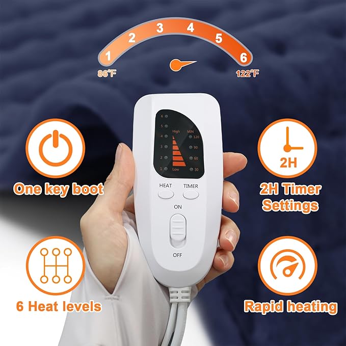 Deepsoon Heating Pad, Electric Heating Pads - Image 4