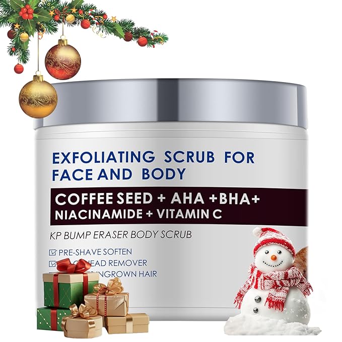 KP Bump Eraser Body Scrub with 10% AHA BHA Ingrown Hair Keratosis Pilaris Razor - Image 8