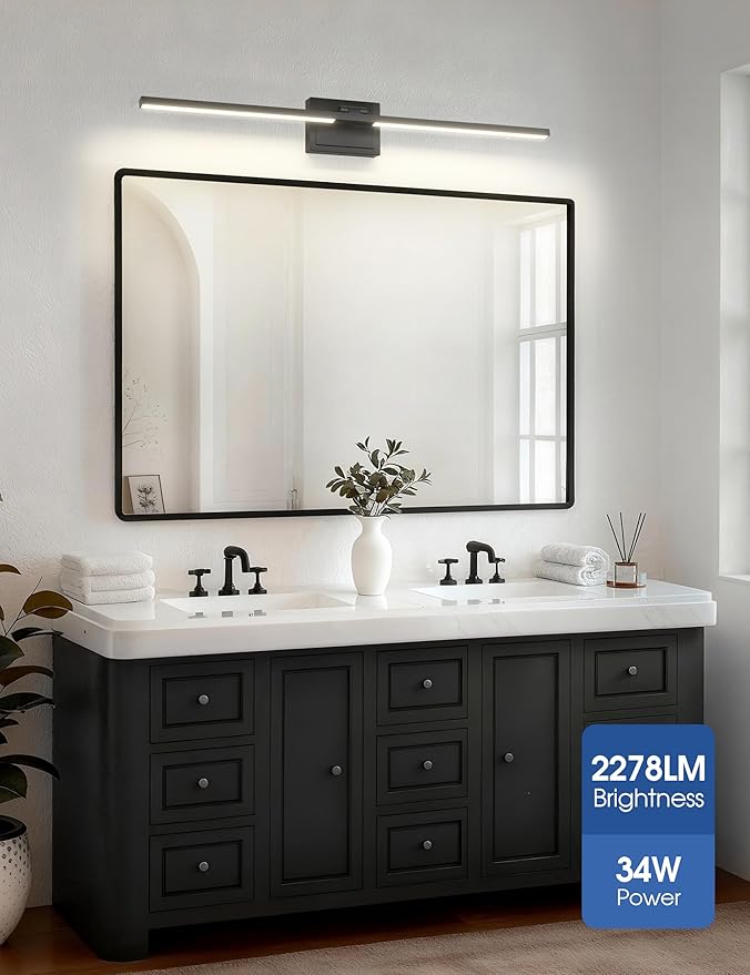 VOLISUN Bathroom Vanity Light 39.4 inch, 5CCT Dimmable, 34W LED Bathroom Light - Image 2