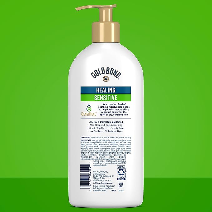 Gold Bond Healing Sensitive Daily Body & Face Lotion - Image 3