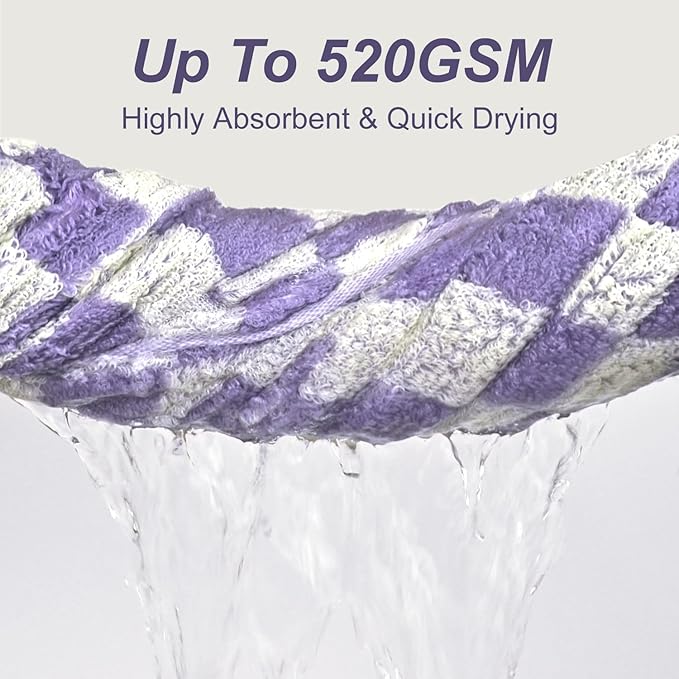 Jacquotha Shower Towels for Bathroom 27.5x55 Inches - Image 4