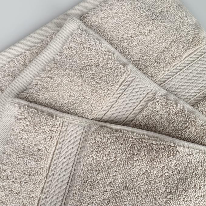 Superior Egyptian Cotton Pile Face Towel/Washcloth Set of 6, Ultra Soft Luxury - Image 6