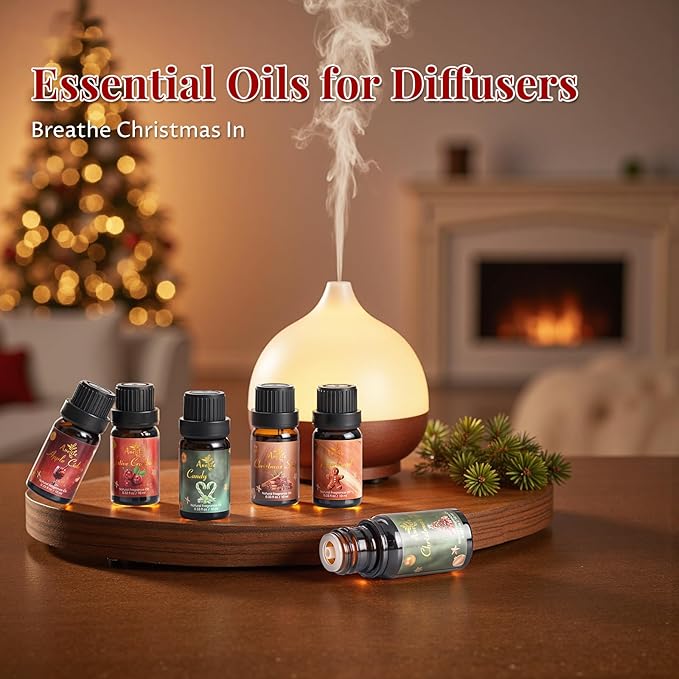 Winter Essential Oil Set | 6 Pack Holiday Fragrance Oils - Image 5