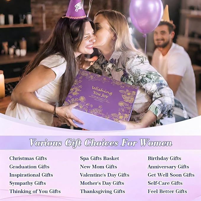 Birthday Gifts for Women – Lavender Spa Gift Basket, Self Care & Get Well Soon - Image 6
