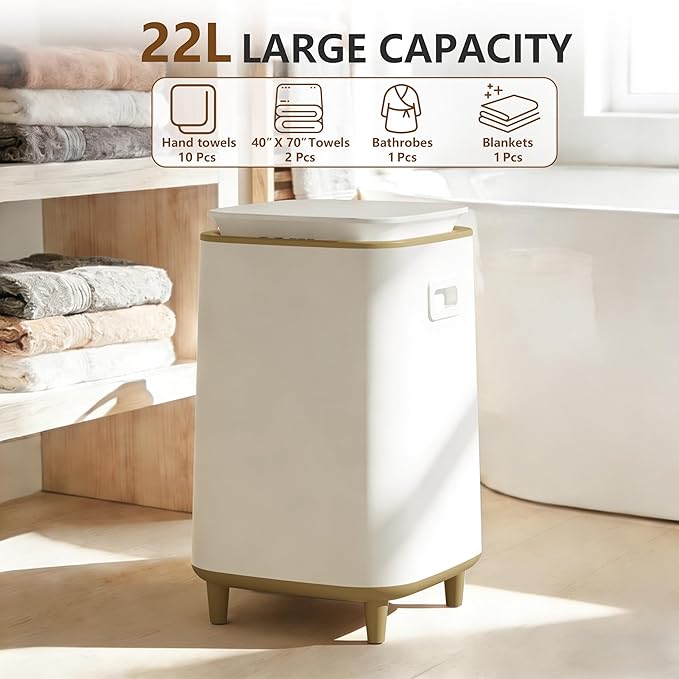 22L Towel Warmer for Bathroom – Fast Heating Blanket Warmer, Fits Two 40" x 70" - Image 6