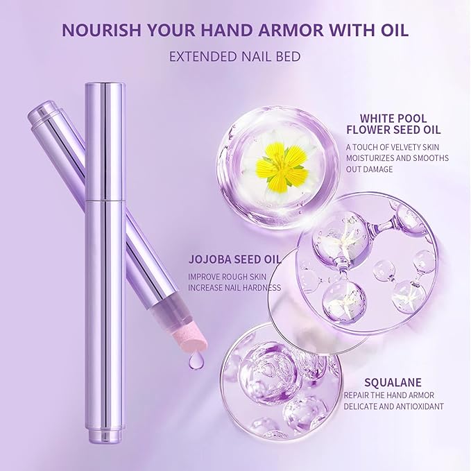 Ceramic Cuticle Oil Pusher Pen: 3-in-1 Nail Cuticle Remover Oil Pen - Image 3