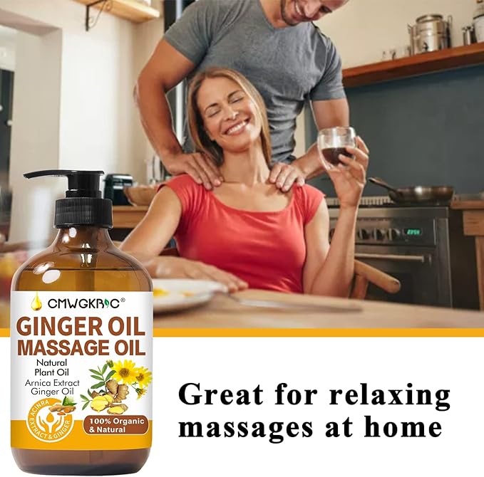 2 Pack Ginger Oil Lymphatic Drainage Massage, Belly Drainage Ginger Oil-Warming - Image 5