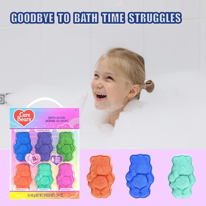 Care Bears 6 Pack Bubblegum Scented Bath Bombs - Image 7