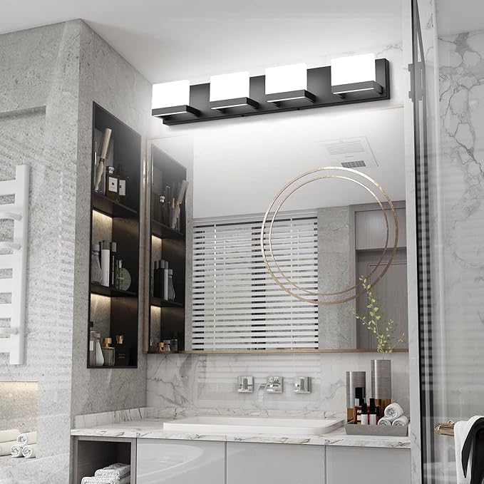 Tipace Dimmable Black LED Vanity Light - Image 7