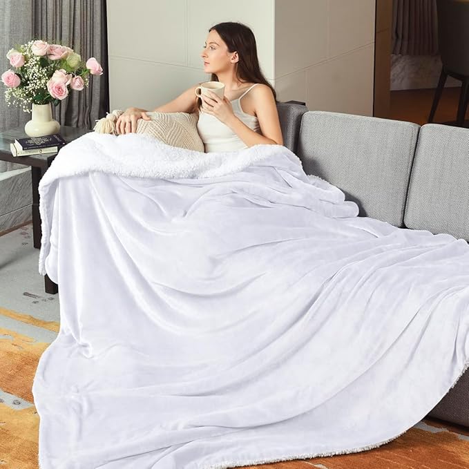 KAWAHOME Sherpa Fleece King Size Blanket - Image 7