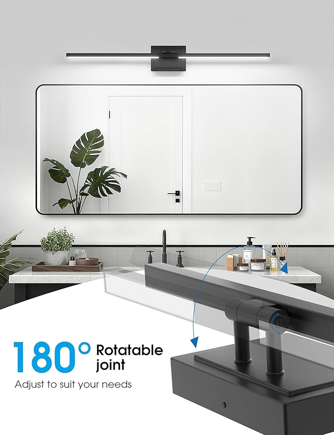 VOLISUN Bathroom Vanity Light 39.4 inch, 5CCT Dimmable, 34W LED Bathroom Light - Image 6