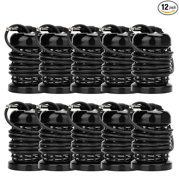 12-Pack Replacement Array for Ionic Detox Foot Bath, Universal Stainless Steel by Healcity