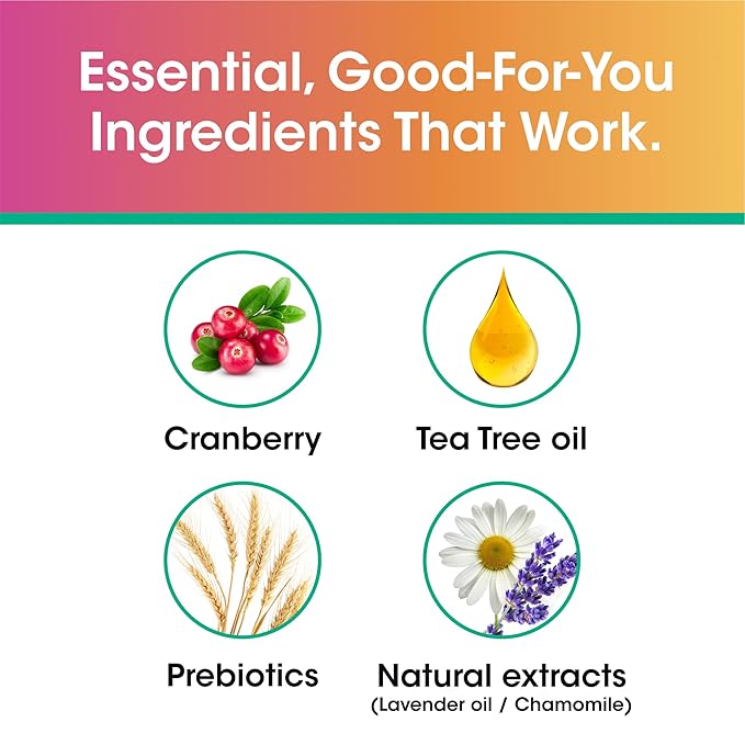 vH essentials, Ph Balanced Daily Feminine Wash, Tea Tree Oil & Prebiotic - Image 3