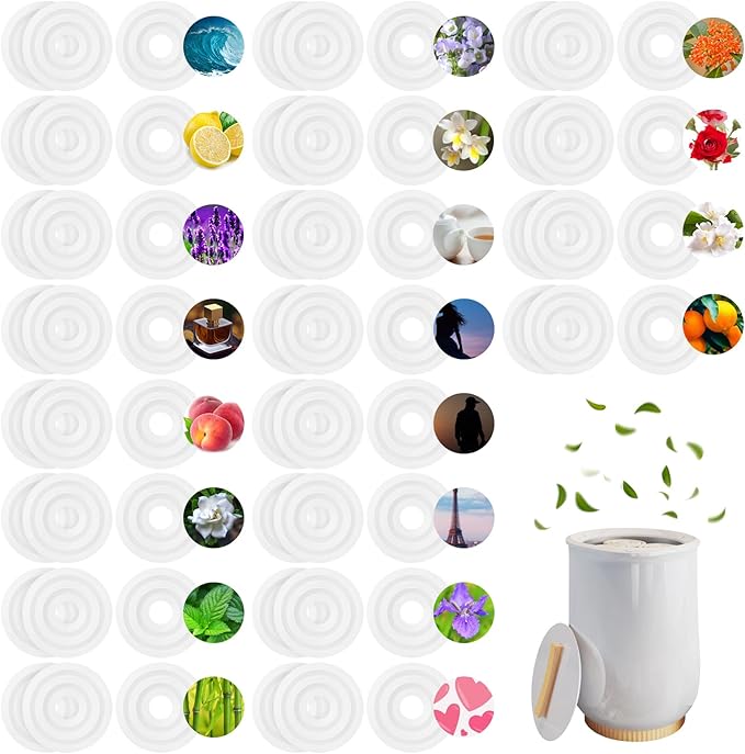Demissle 120 Pcs 20 Flavors Replacement Fragrance Discs by Demissle