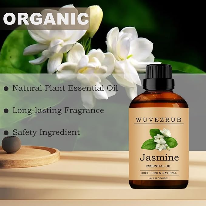 Jasmine Essential Oil, 60ML Pure and Natural - Image 4