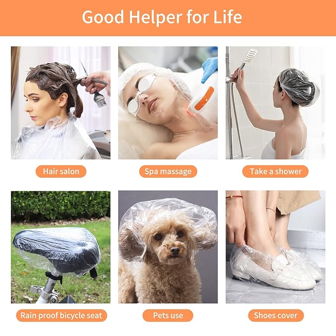 Disposable Shower Cap, Home Use, Hotel and Hair Salon - Image 6