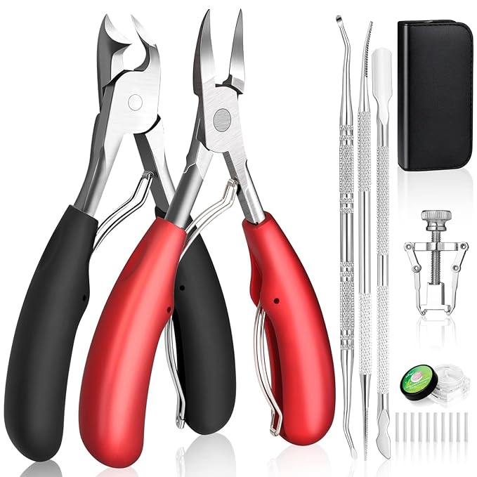 Modacraft 8 PCS Podiatrist Toenail Clippers, Professional Heavy Duty Ingrown & - Image 9