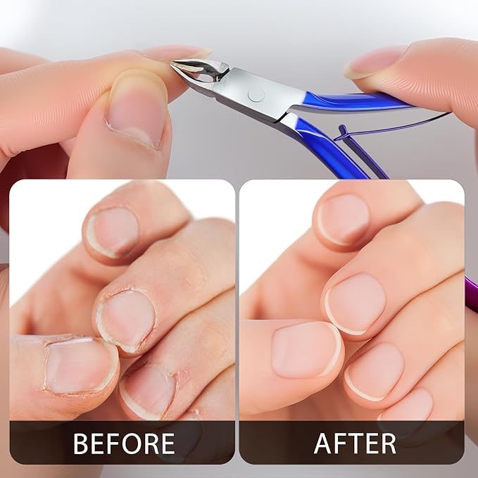Cuticle Nippers Kit: Precision Nano-Coated Stainless Steel Cuticle Trimmer - Image 3