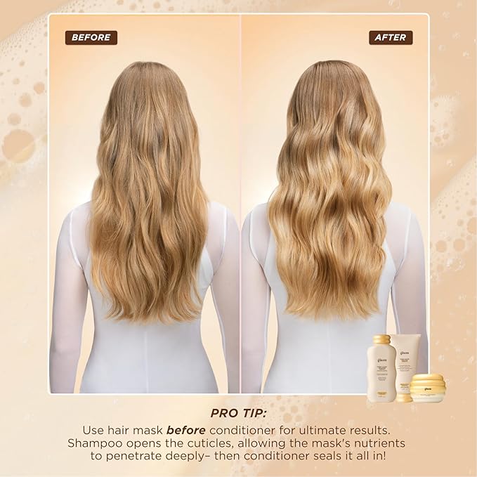 Gisou Honey Gloss Ceramide Therapy Hair Mask – Deep Repair & Hydration - Image 7