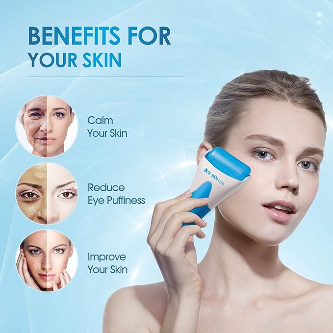 AECW 2 in 1 Ice Roller for Face & Eye Puffiness Relief and Jade Roller for Face - Image 3