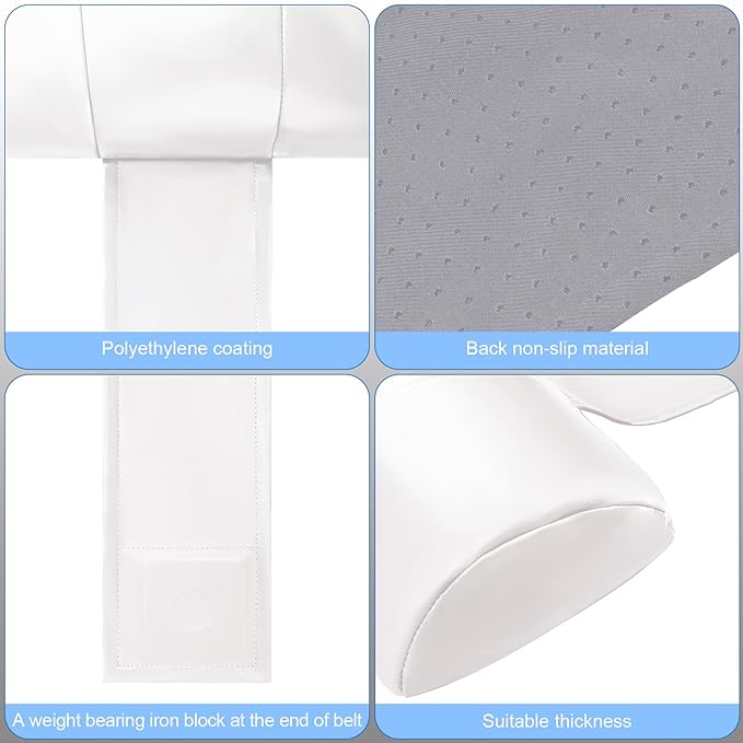 Pinkunn 2 Pcs Hot Tub Headrest Bathtub Headrest Pillow Waterproof Spa Head - Image 3