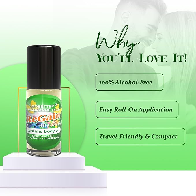 MOBETTER FRAGRANCE OILS ReGain The Feeling 1 Oz Perfume Fragrance Body Oil - Image 3