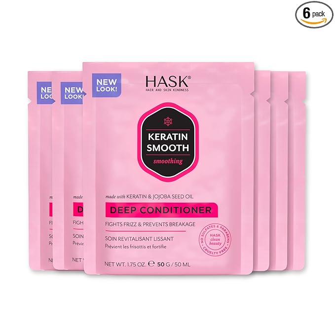 HASK KERATIN Smoothing Deep Conditioner Treatments by HASK