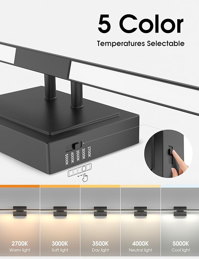 VOLISUN Bathroom Vanity Light 48 inch, 5CCT Dimmable, 40W LED Bathroom Light - Image 3