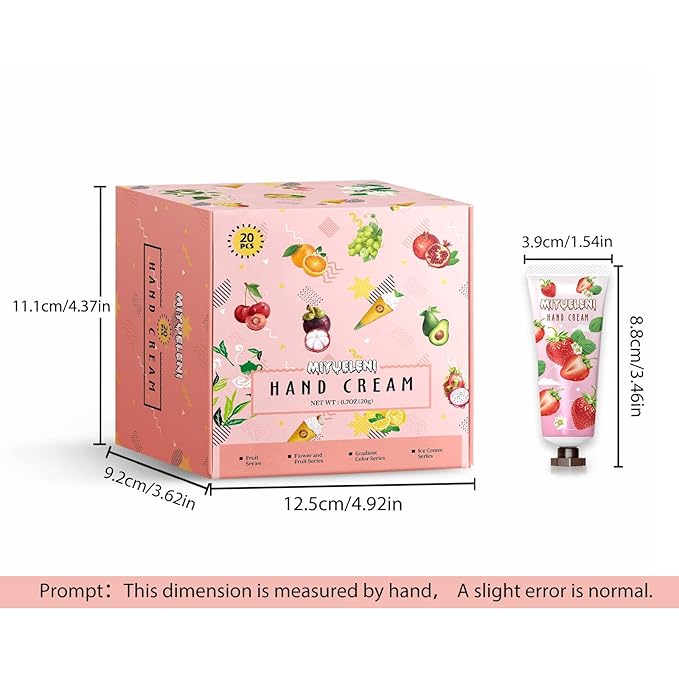 Hand Cream Gift Set 20 Pack, Mothers Day Gifts, Moisturizing Hand Lotion Travel - Image 8
