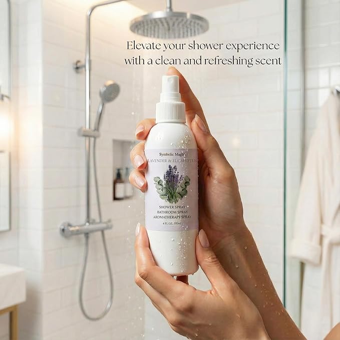 Symbolic Magic Lavender Eucalyptus Bathroom Spray – Essential Oil Shower - Image 5