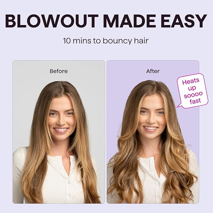 Wavytalk Blowout Boost Thermal Brush, 1.5 inch Heated Round Brush - Image 4