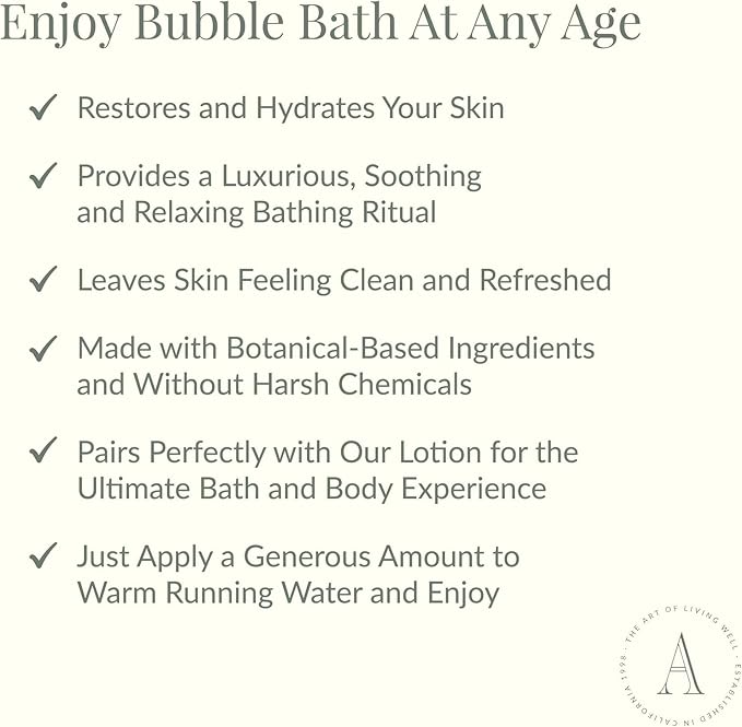 Archipelago Botanicals Luxury Charcoal Rose Bubble Bath, Moisturizing and - Image 3