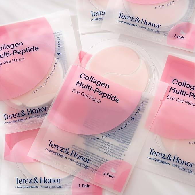 TEREZ & HONOR Peptide Collagen Hydrogel Eye Patches - Image 8