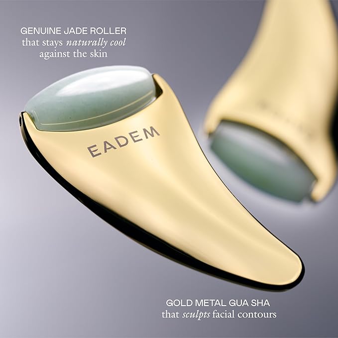 EADEM The Chisel, Gua Sha & Jade Facial Sculptor, Gua Sha Facial Tools - Image 3