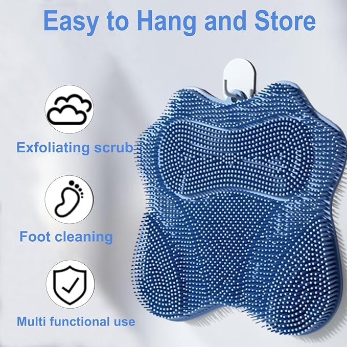 Shower Foot Scrubber, Shower Foot and Back Scrubber - Image 6
