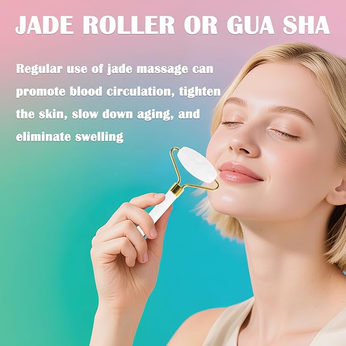 Jade Roller Gua Sha Tools - Image 2
