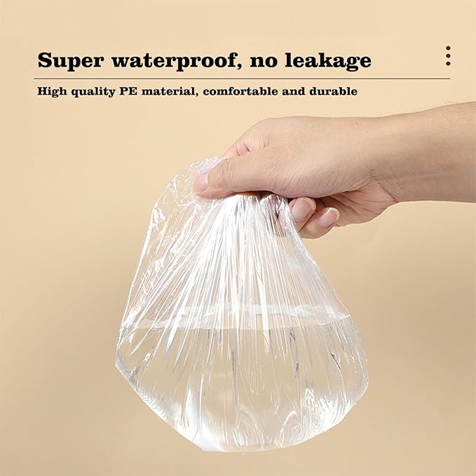 200 PCS Disposable Shower Caps Thickened Waterproof Hair Bath Caps - Image 2