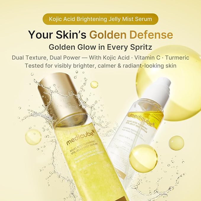 medicube Jelly Mist Serum with Kojic Acid Turmeric | 2-in-1 Daily Facial Spray - Image 2